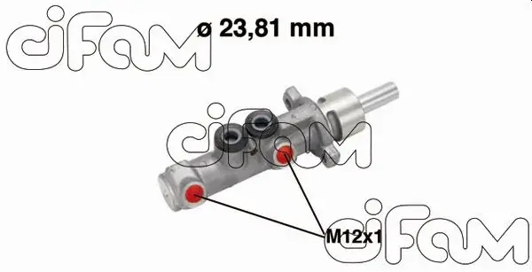 RENAULT Главный тормозной цилиндр Master 2.5/3.0dCi 00- CIFAM 202572