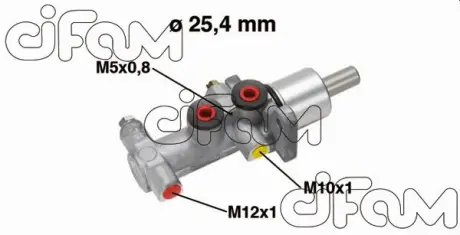 RENAULT Главный тормозной цилиндр Nissan Primastar 01-,Opel Vivaro 01-,Trafic II 01- (сист.TRW) CIFAM 202554