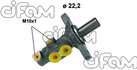 RENAULT Головний гальмівний циліндр DOKKER 1.5 dCi 13-, DACIA LODGY 1.3, 1.5, 1.6 12- cifam 2021229