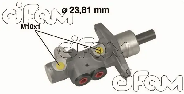 SEAT Главный тормозной цилиндр CORDOBA 96-02, IBIZA II 93-02, VW CADDY II 00-04 CIFAM 202490 (фото 1)