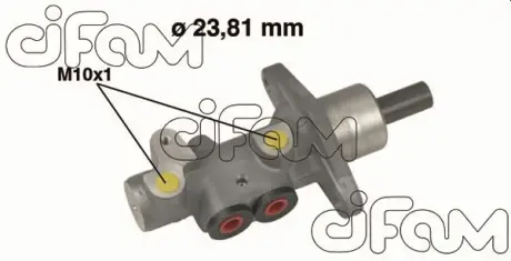 SEAT Главный тормозной цилиндр CORDOBA 96-02, IBIZA II 93-02, VW CADDY II 00-04 CIFAM 202490