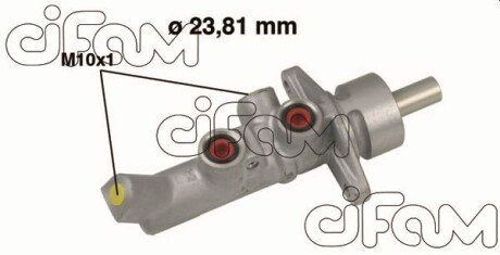 TOYOTA Главный тормозной цилиндр (торм установка Bosch, без ESP) AVENSIS 03-08, COROLLA 04-09 cifam 202-647 на Тойота Авенсис т25