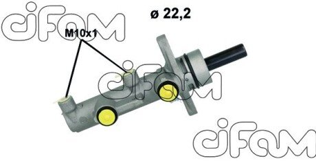 TOYOTA Головний гальм. циліндр YARIS 1.0 05-11 cifam 202-1233 на Тойота Ярис