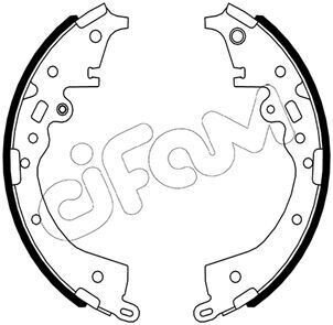 TOYOTA Комплект гальмівних колодок (барабанні) HILUX VIII Пікап 2.4/2.8 15- cifam 153689 на Тойота Хайлюкс