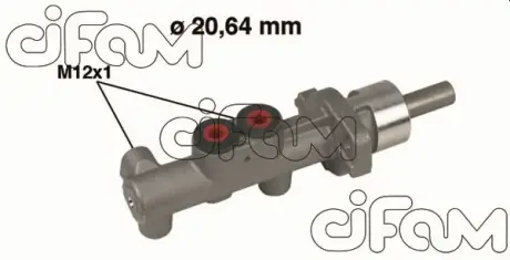 VW Главный тормозн.цилиндр Polo,Fabia I,II,Roomster 00- CIFAM 202-400