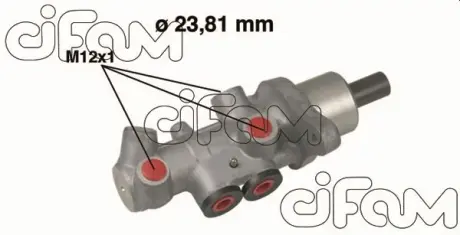 VW Главный тормозной цилиндр Golf IV,Audi A3,Skoda Octavia 1.6/2.0 96- CIFAM 202536