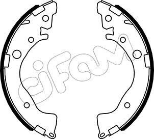 Колодки ручного (стоячого) тормоза cifam 153-493 на Хонда Цивик 4д