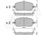 Передние тормозные колодки CIFAM 822-1357-0