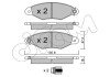 Передні тормозні (гальмівні) колодки cifam 822-253-0
