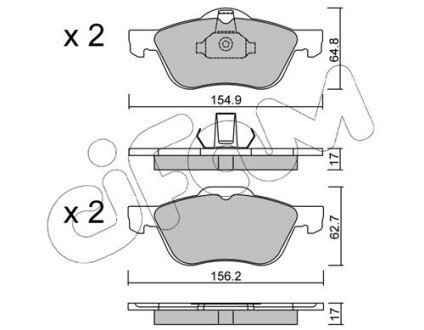 Передний амортизатор (стойка) cifam 822-489-0 на Ниссан Primera