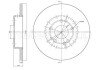 Передній гальмівний (тормозний) диск cifam 800-124C
