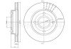 Передний тормозной диск cifam 800-169