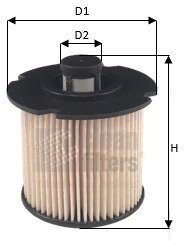 Фильтр топливный Berlingo/C4/3008/308 1.6/2.0HDI 13- clean filters MG3629 на Пежо Експерт