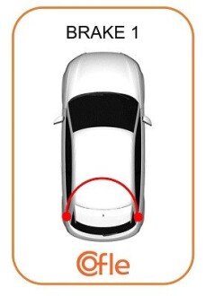 Трос ручнiка Ford Transit 80-120 86- cofle 11567