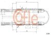Трос стояночного гальма cofle 10.560
