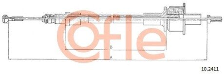 Трос зчеплення cofle 10.2411