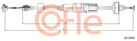 Трос зчеплення cofle 10.3443 на Фольксваген Гольф 3