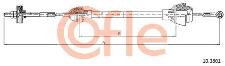 Трос зчеплення cofle 10.3601 на Фольксваген Кадди 2