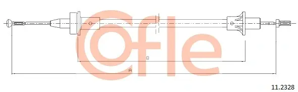 Тросик сцепления cofle 112328