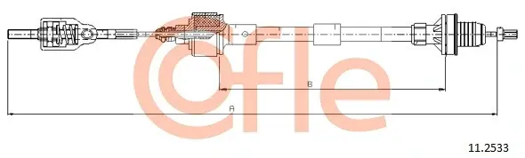 Тросик сцепления cofle 112533