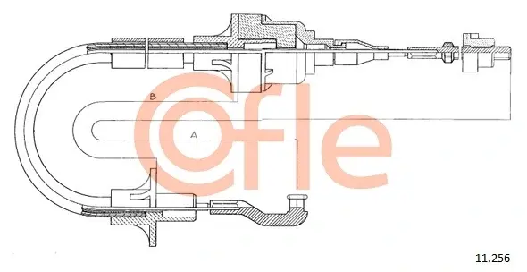 Тросик сцепления cofle 11256