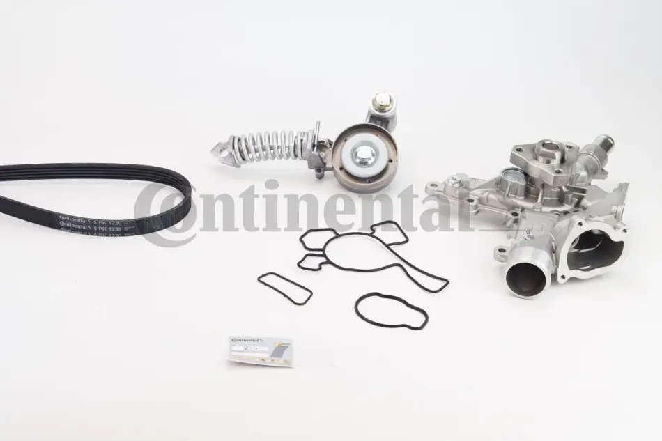 Комплект (ремінь+ролики+помпа) continental 5PK1230WP1