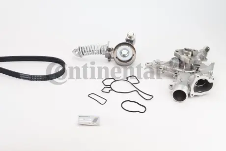 Комплект (ремінь+ролики+помпа) continental 5PK1230WP1