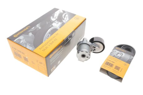 Роликовий модуль натягувача ременя (ролик, ремінь) continental 6PK1200K3 на Мерседес CLA-Class C118/X118