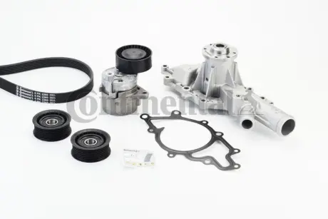 Комплект ремня ГРМ + помпа continental 6PK2260WP2