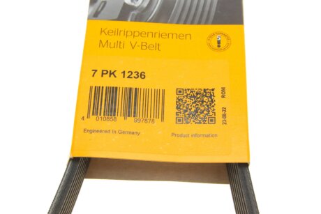 Ремінь поліклиновий continental 7PK1236