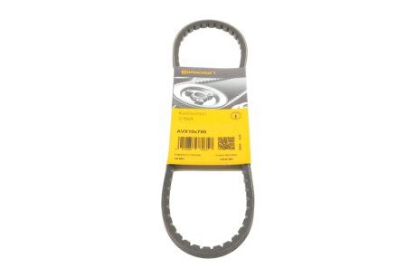 Приводной ремень генератора continental AVX10x750