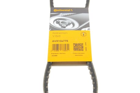 Приводной ремень генератора continental AVX13X775