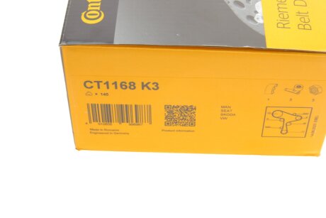 Комплект ремня грм continental CT1168K3