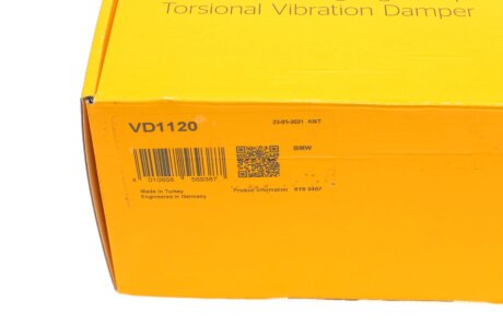 Ременной шкив коленвала continental VD1120