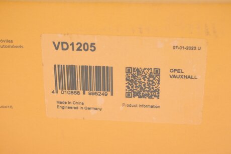 Шкив генератора continental VD1205