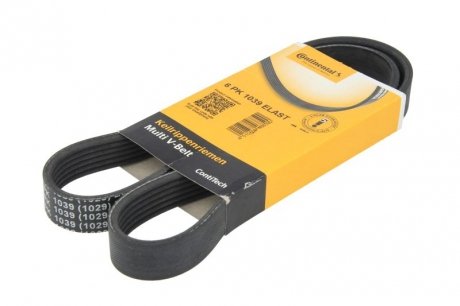 Приводной ремень генератора continental 6PK1039ELAST