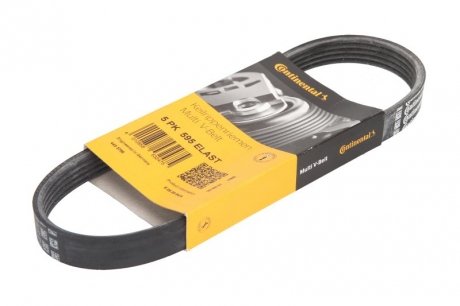 Привідний ремінь генератора continental 5PK595ELAST на Фиат Крома 154-194