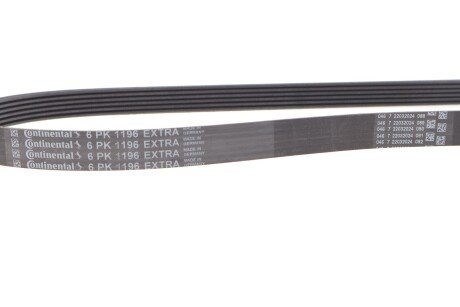 Приводной ремень генератора continental 6PK1196EXTRA