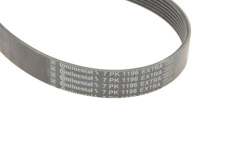 Приводной ремень генератора continental 7PK1196EXTRA