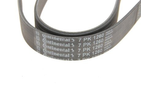 Приводной ремень генератора continental 7PK1260