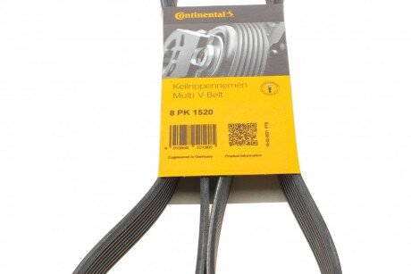 Привідний ремінь генератора continental 8PK1520