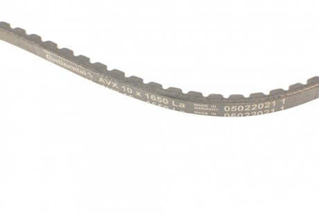 Привідний ремінь генератора continental AVX10X1650