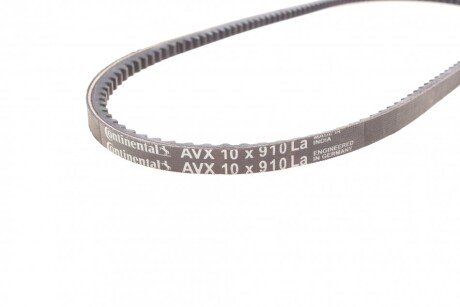 Приводной ремень генератора continental AVX10X910