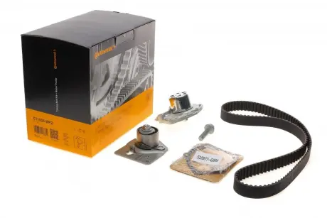 Комплект ГРМ, пас+ролик+помпа continental CT 1025 WP2 u043du0430