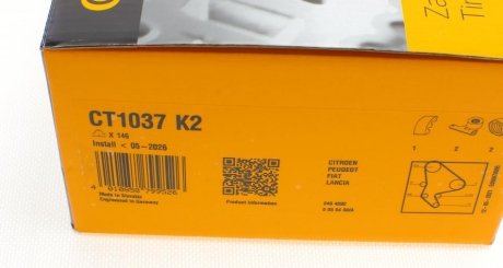 Комплект ГРМ (ремінь + ролик) continental CT1037K2