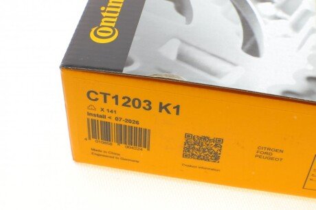 Комплект ГРМ (ремінь + ролик) continental CT1203K1