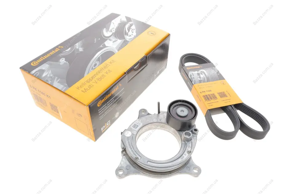 Комплект пасу поліклинового Continental 6PK1165K1 (фото 1)