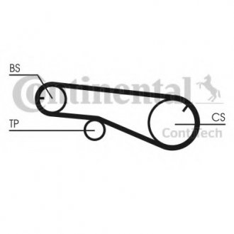 Комплект (ремінь+ролики) continental CT 1141 K1