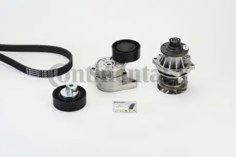 Комплект (ремінь+ролики+помпа) continental 6PK1538 WP1
