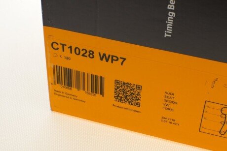 Комплект ремня грм continental CT1028WP7